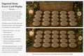 Engraved Stone Escort Display
